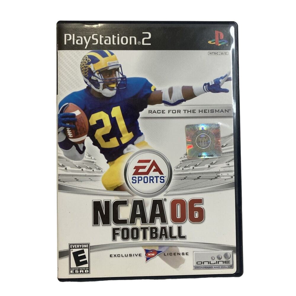 NCAA Football 06 - Playstation 2‎ (PS2) With Manual
